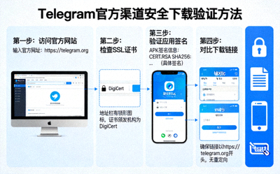 确保从Telegram官方渠道安全下载的验证方法